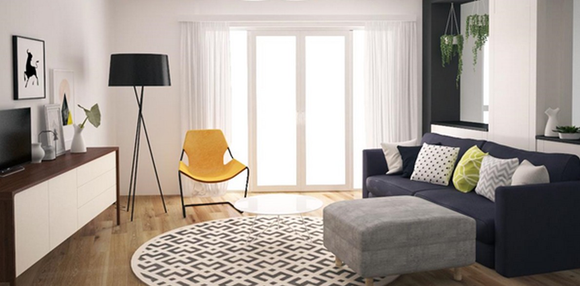 Come valorizzare un appartamento per una famiglia dotato di appena due finestre (Foto)