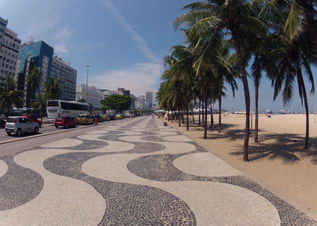Copacabana Beach promenade by Roberto Burle Marx, 1970