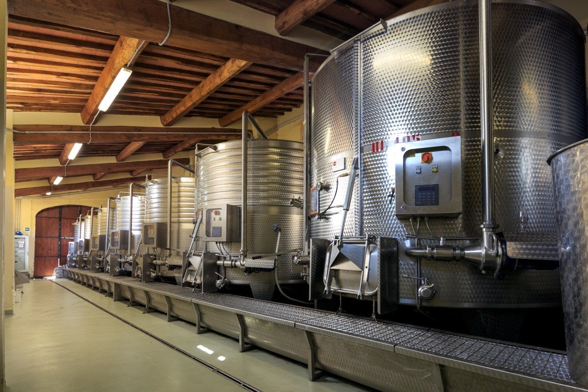 About 120,000 bottles of wine are produced each year from the property's own vineyard