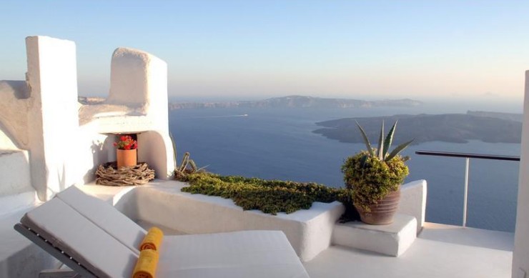 Case da sogno con vista al mar Egeo in vendita a Santorini (fotogallery)