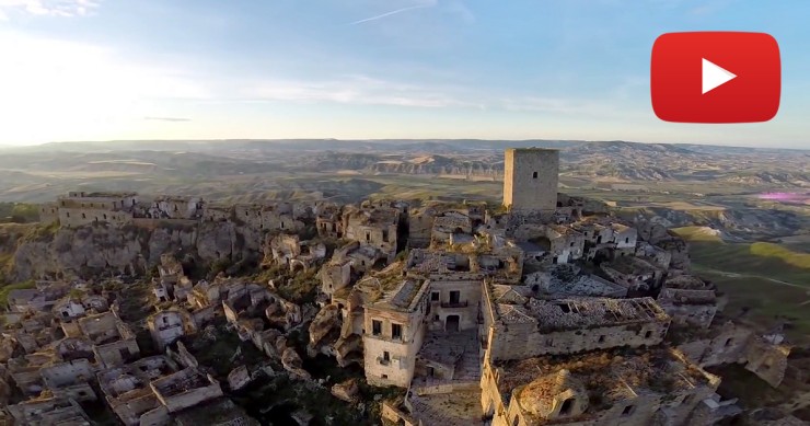 Craco, la città fantasma in provincia di Matera che affascina i registi