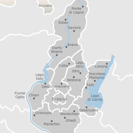 Mappa Di Brescia Provincia Comuni Con Annunci Di Case In