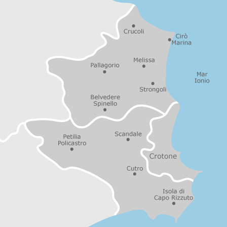 Map Of Crotone Province Homes For Sale Idealista
