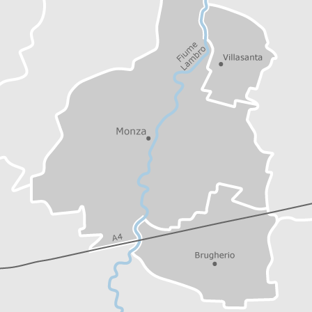 Mappa Di Monzese, Monza-Brianza: Comuni Con Annunci Di Case In Vendita ...