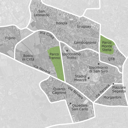 san siro karta Karta över San Siro Trenno Figino, Milano: bostäder till salu 