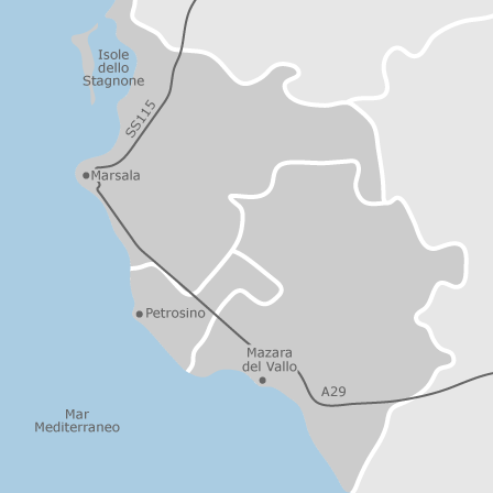 Mappa Di Marsala Petrosino Mazara Del Vallo Trapani Comuni Con Annunci Di Case In Vendita Idealista