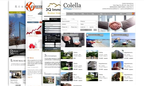 Pagine web per immobiliari